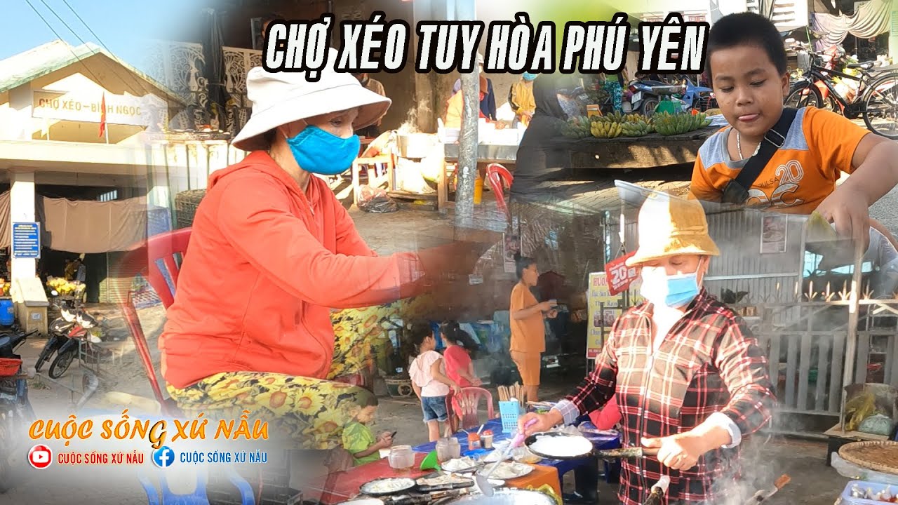 Cuộc sống chợ Xéo Bình Ngọc Tuy Hòa Phú Yên ngày Tết 2023 || Cuộc sống xứ Nẫu