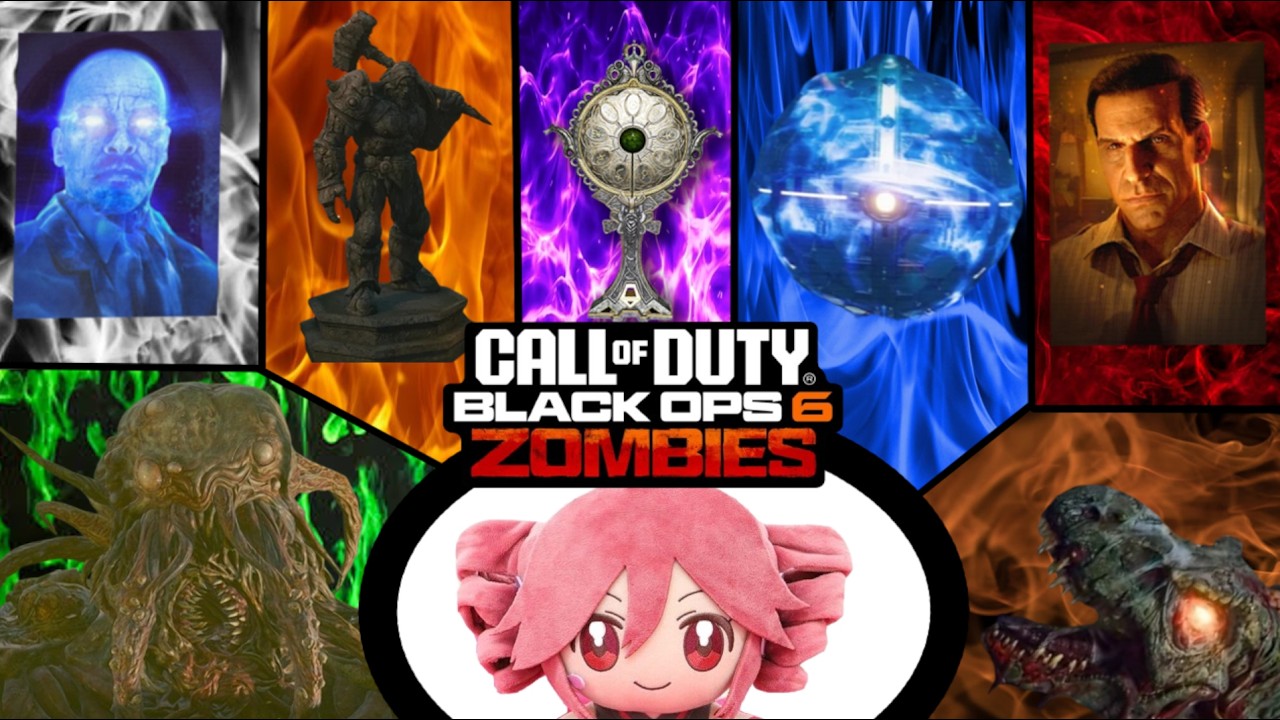 DAY [1/2] Streamathon. Beating Every BO6 Zombies Easteregg In One Stream