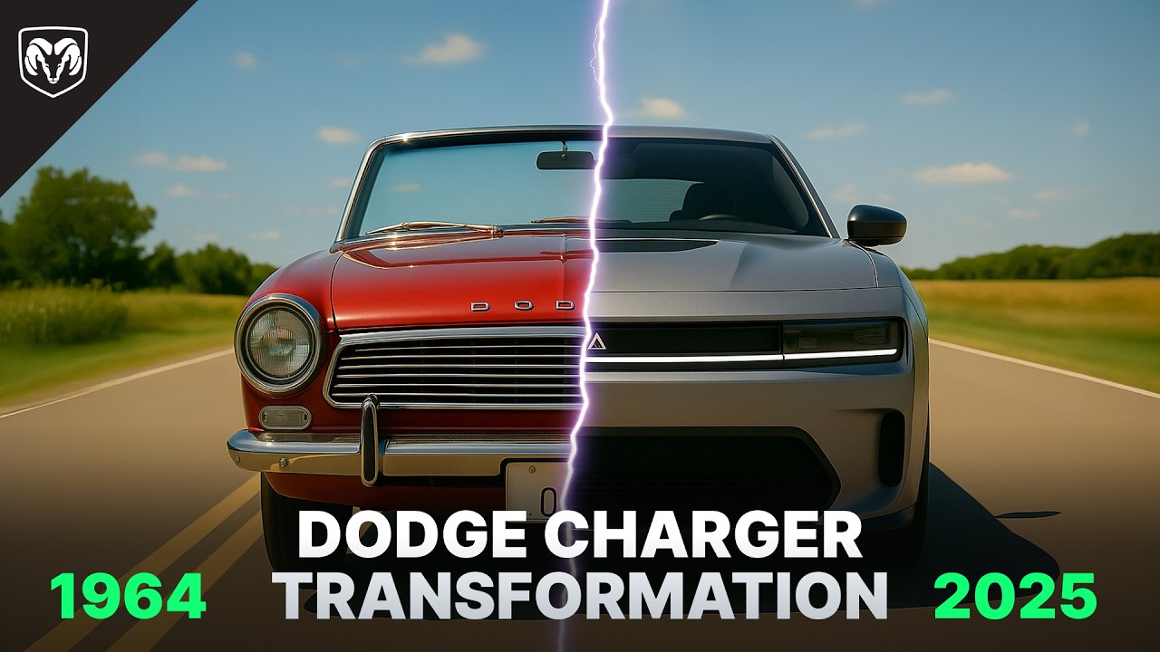 Dodge Charger Transformation (1964–2025) | Muscle Car Evolution Through Decades