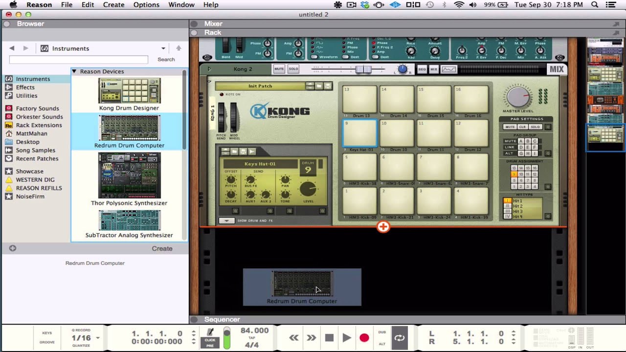 Propellerhead Reason 8 Review - First Look & Impressions