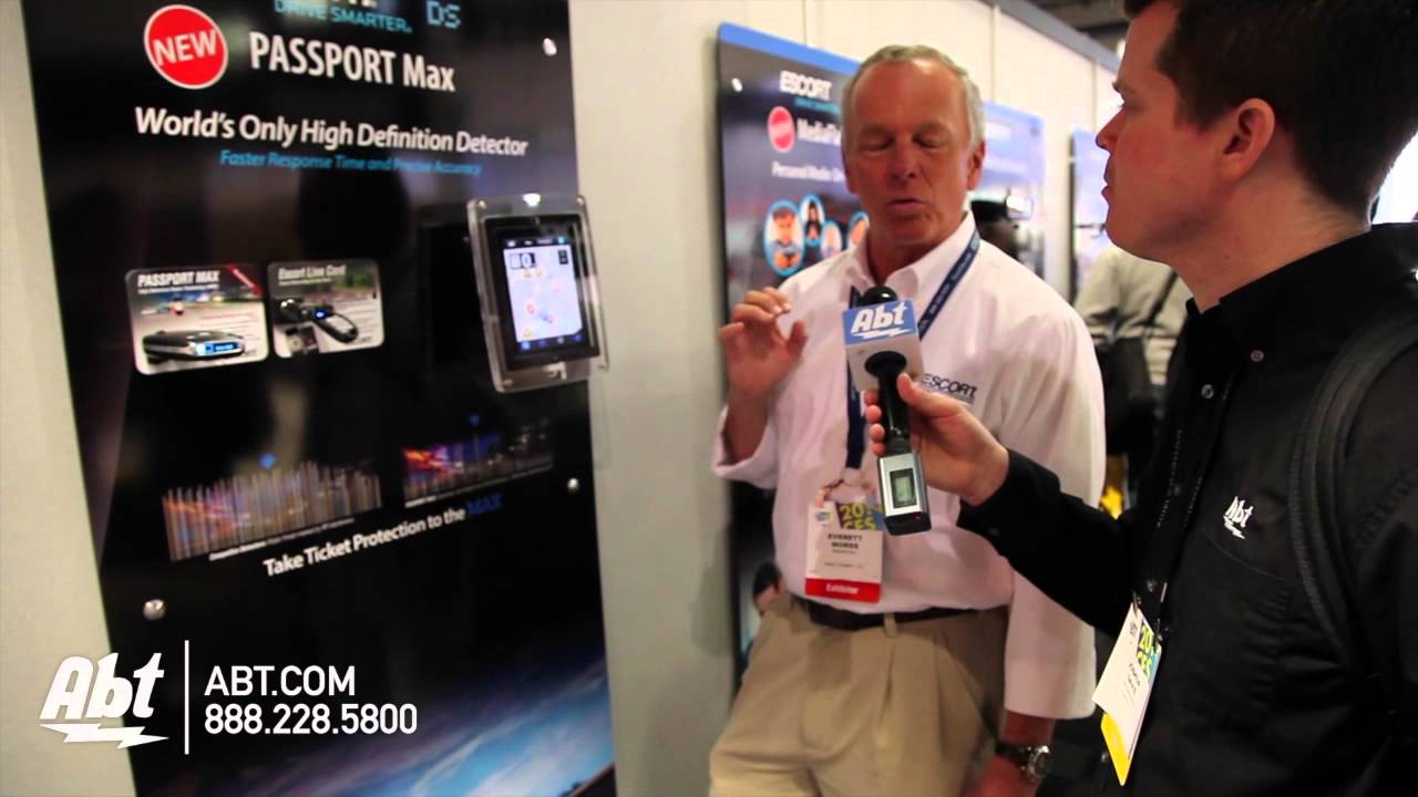Escort Passport Max and Live Cord - CES 2014