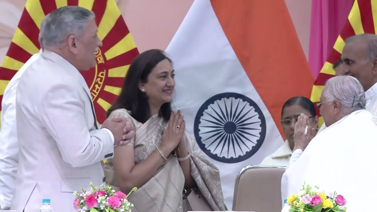 Army Chief of India General Bipin Rawat - 30/12/2018 (Visit to Brahma Kumaris) Part 1