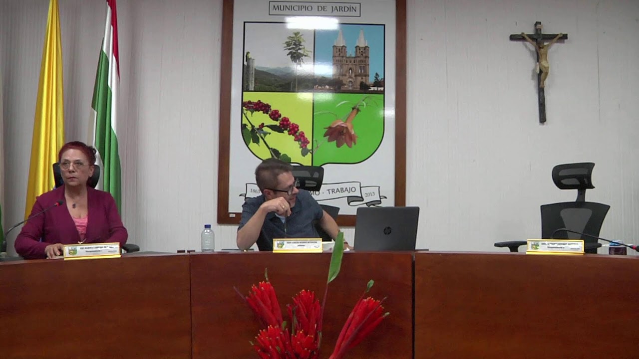 DÉCIMO NOVENA SESIÓN DEL TERCER PERIODO DEL CONCEJO MUNICIPAL DE JARDÍN
