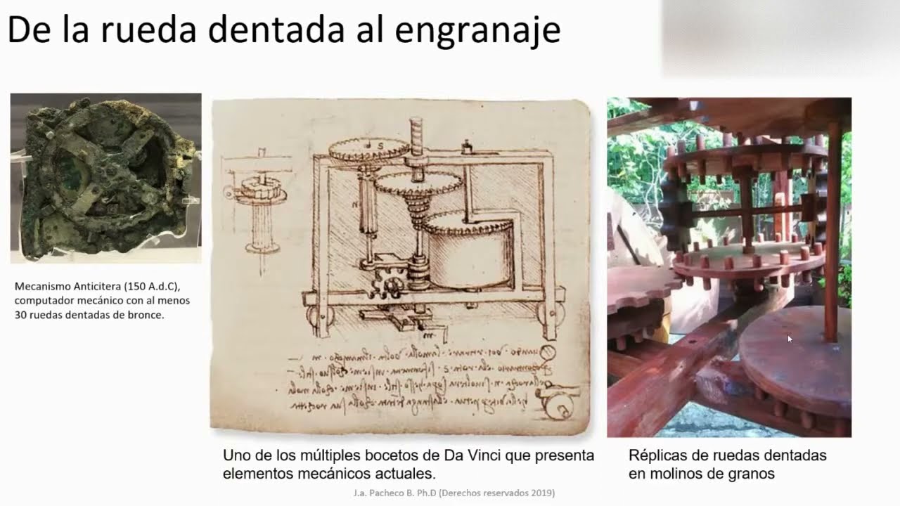 Mec&aacute;nica de M&aacute;quinas: Engranajes fundamentos y tipos