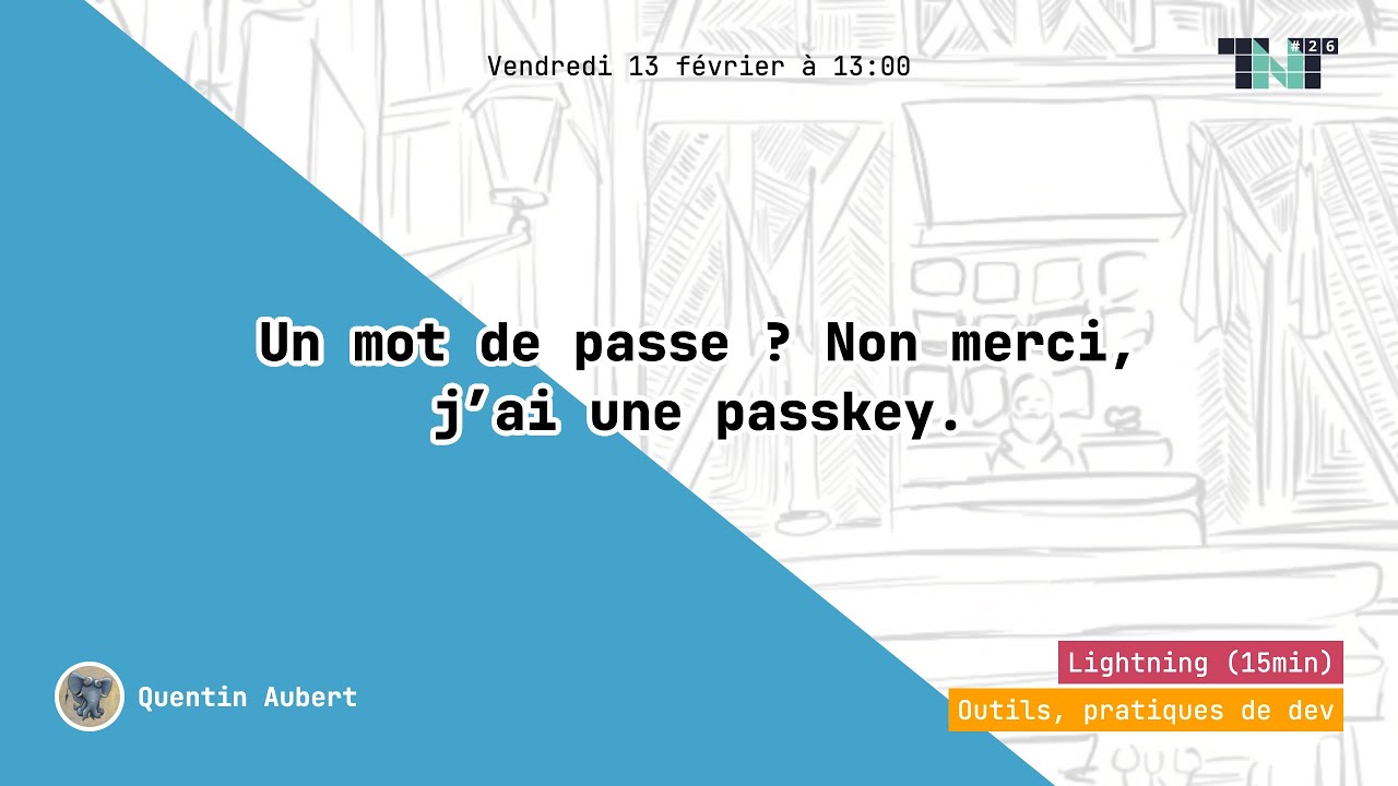 Un mot de passe  Non merci, j’ai une passkey.