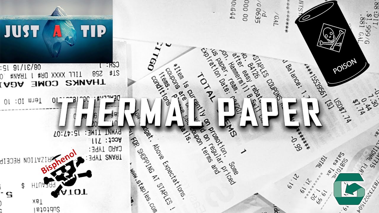 Thermal paper is toxic‽