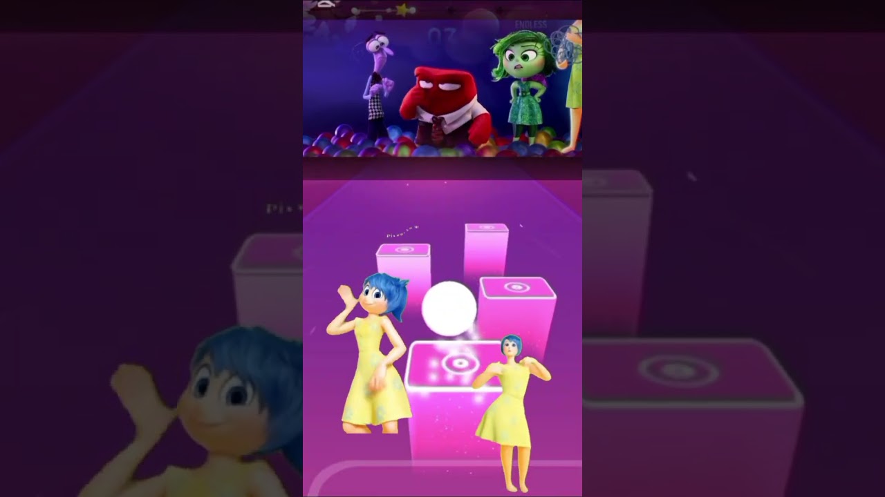 Inside out Tiles Hop EDM Rush #tileshop #coffindance
