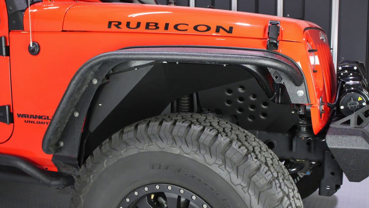 FB33007 JK Wrangler Aluminum Inner Fenders Installation Guide