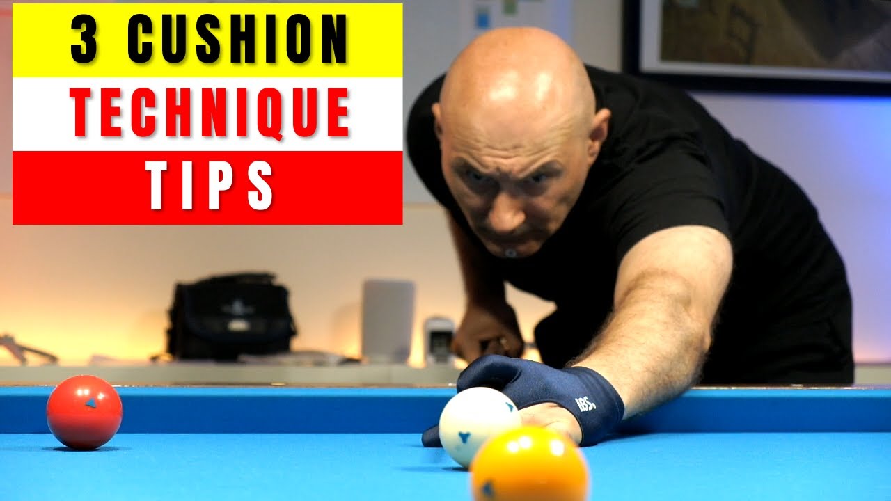 Billiard Technique Tips and Exercises| 3 Cushion Billiard