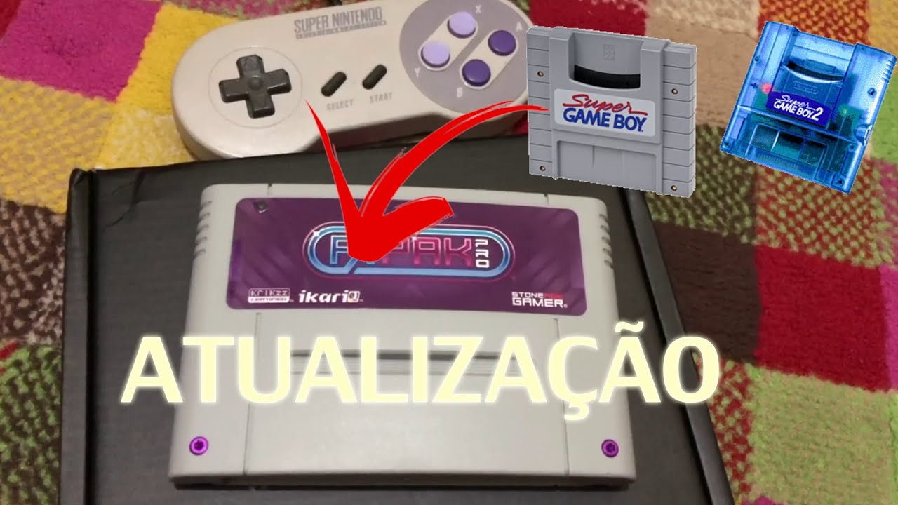 EVERDRIVE FXPAK SD2SNES PRO - SAVE STATE E AINDA SUPER GAME BOY NO NOVO FIRMWARE VEJA COMO ATUALIZAR