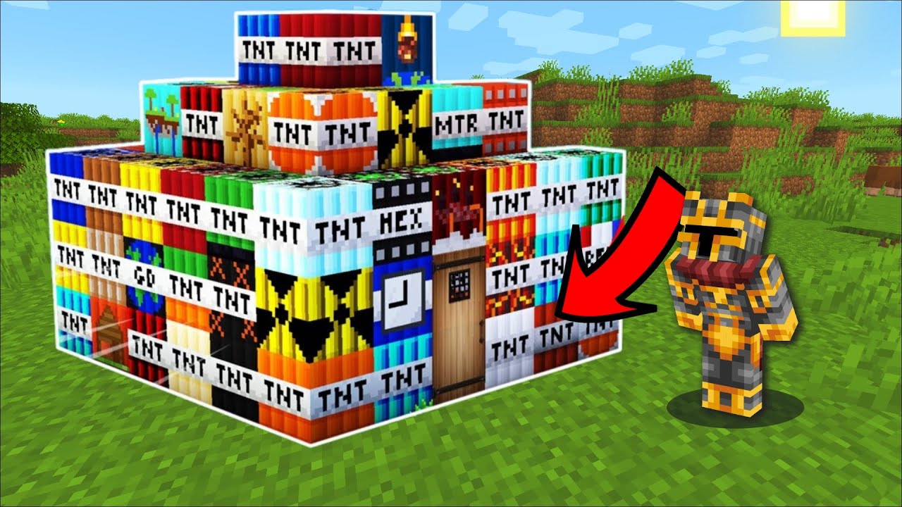 Minecraft: NUCLEAR SECRET BASE DESTROY OUR WORLD ! 😱 STAY AWAY FROM THESE TNT EXPLOSIVES ! Minecraft