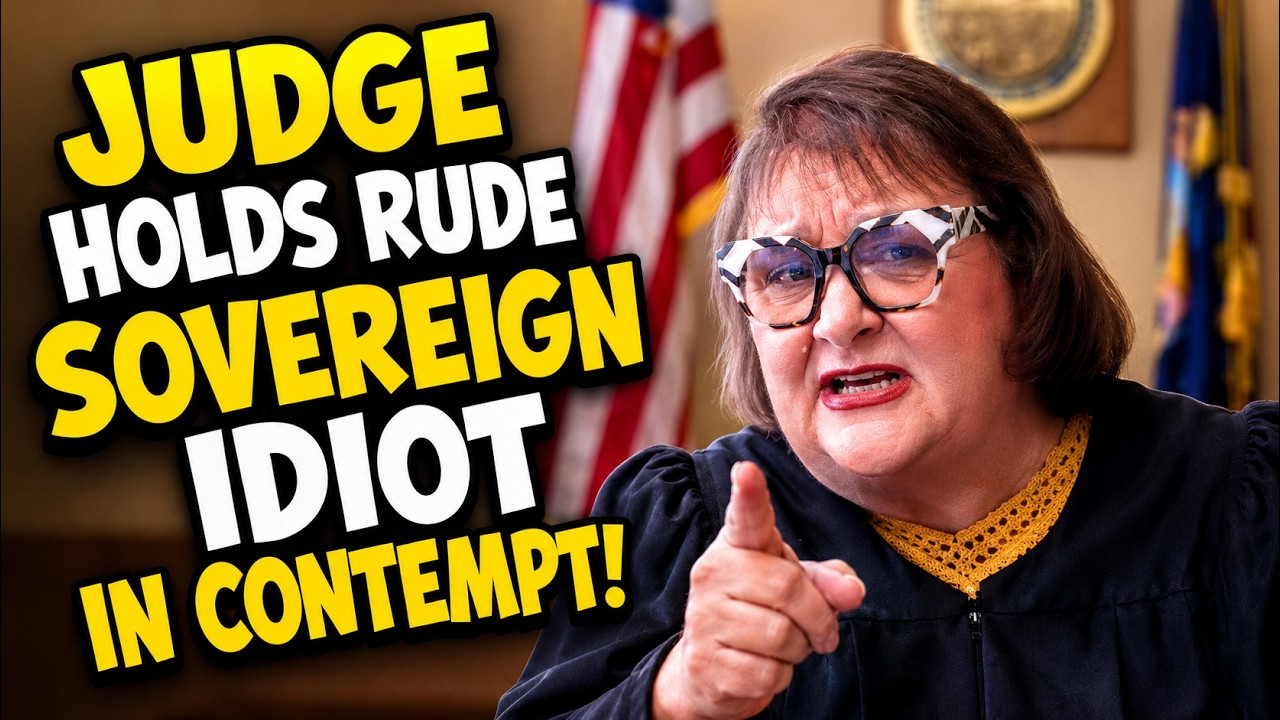 Sovereign Citizen Refuses to Accept Jurisdiction &mdash; Judge Issues Contempt