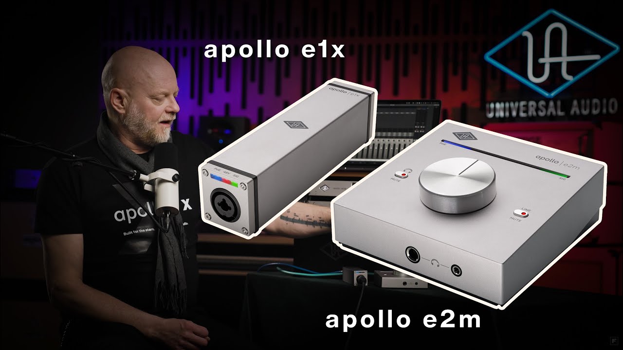 Universal Audio Apollo Dante - Apollo e1x & Apollo e2m