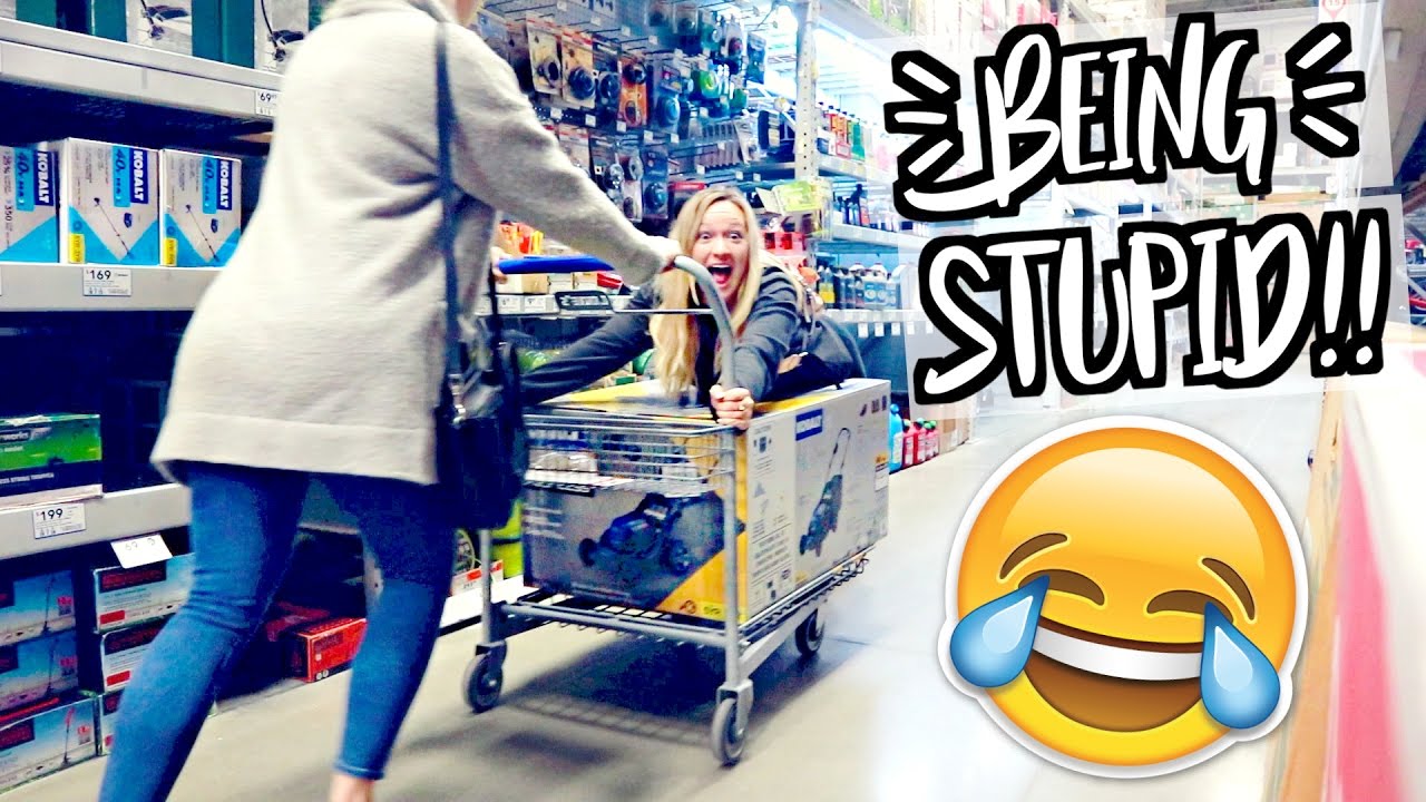 BEING STUPID SHOPPING!! AlishaMarieVlogs