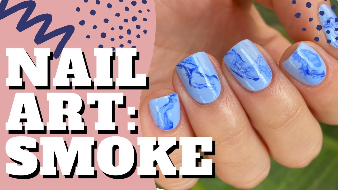 Nail Art Tutorial:  How To Create Smoke Nails | Regular Polish & Gel Polish!