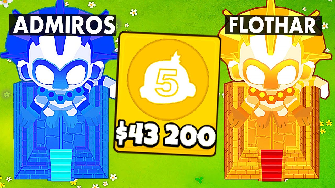 NAJLEPSZY POJEDYNEK NA LOSOWE MAŁPKI z ADMIROS w BLOONS TD 6