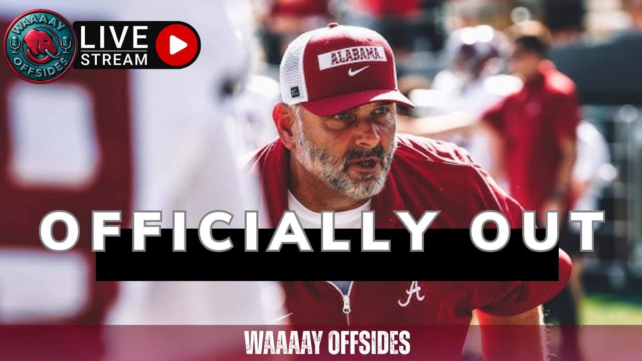 BREAKING: ALABAMA OL COACH IS OUT