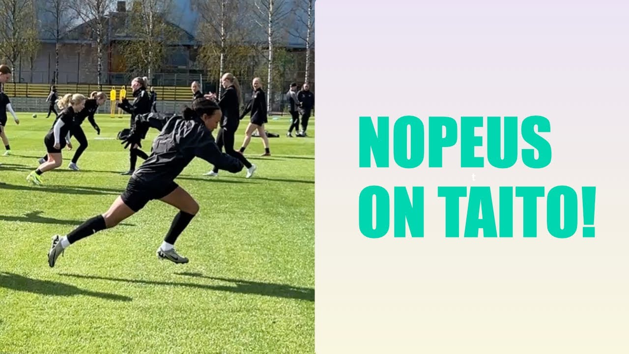 Nopeus on taitoa, jonka sinäkin voit oppia