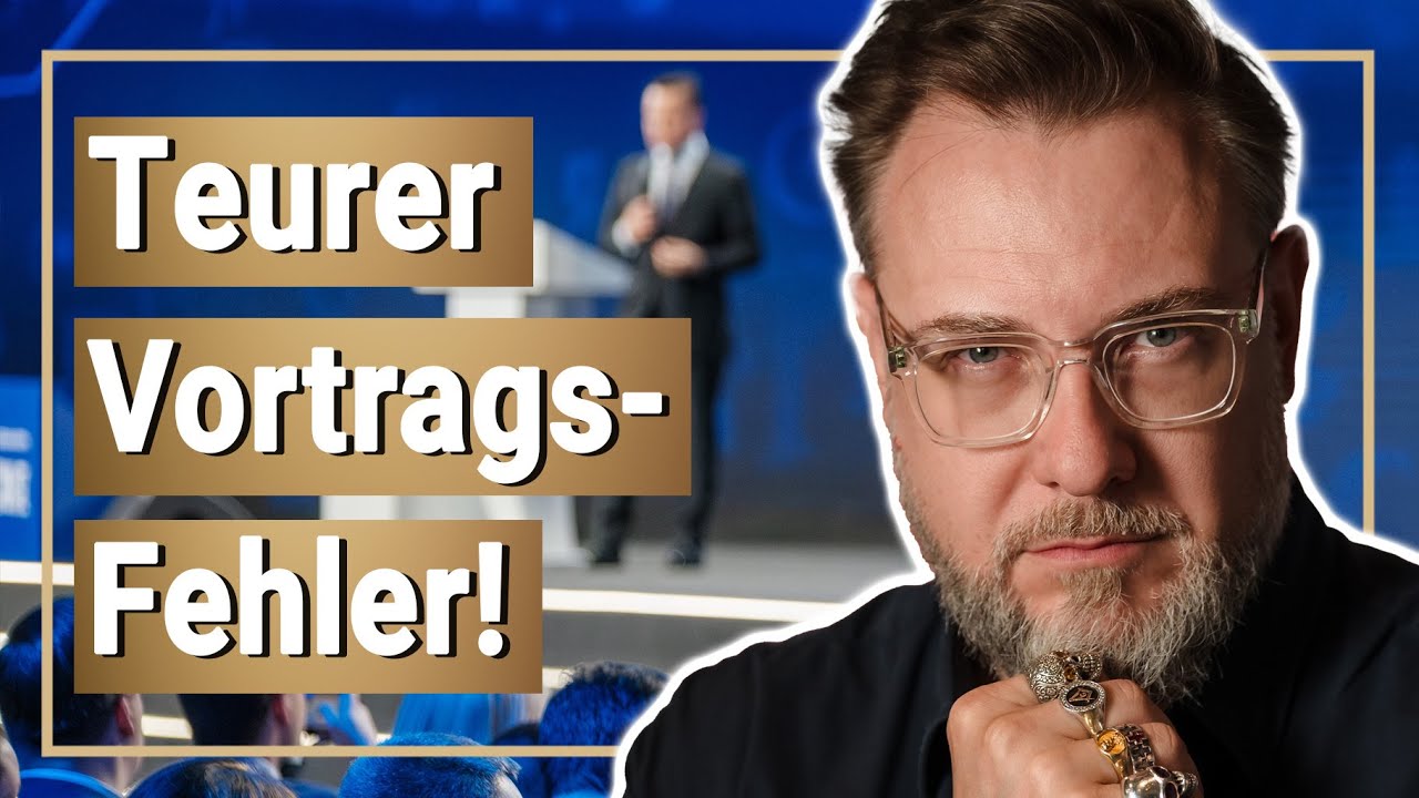 Der teuerste Fehler, den du als Speaker machen kannst