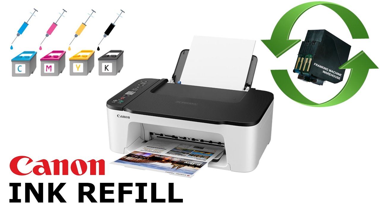 HOW TO Ink Refill Your CANON TS3522 VERY EASY & CHEAP!