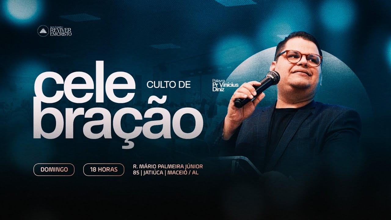 🔴 LIVE | CULTO DE CELEBRAÇÃO | PR VINÍCIUS DINIZ | REC ALAGOAS | 18/01/2026