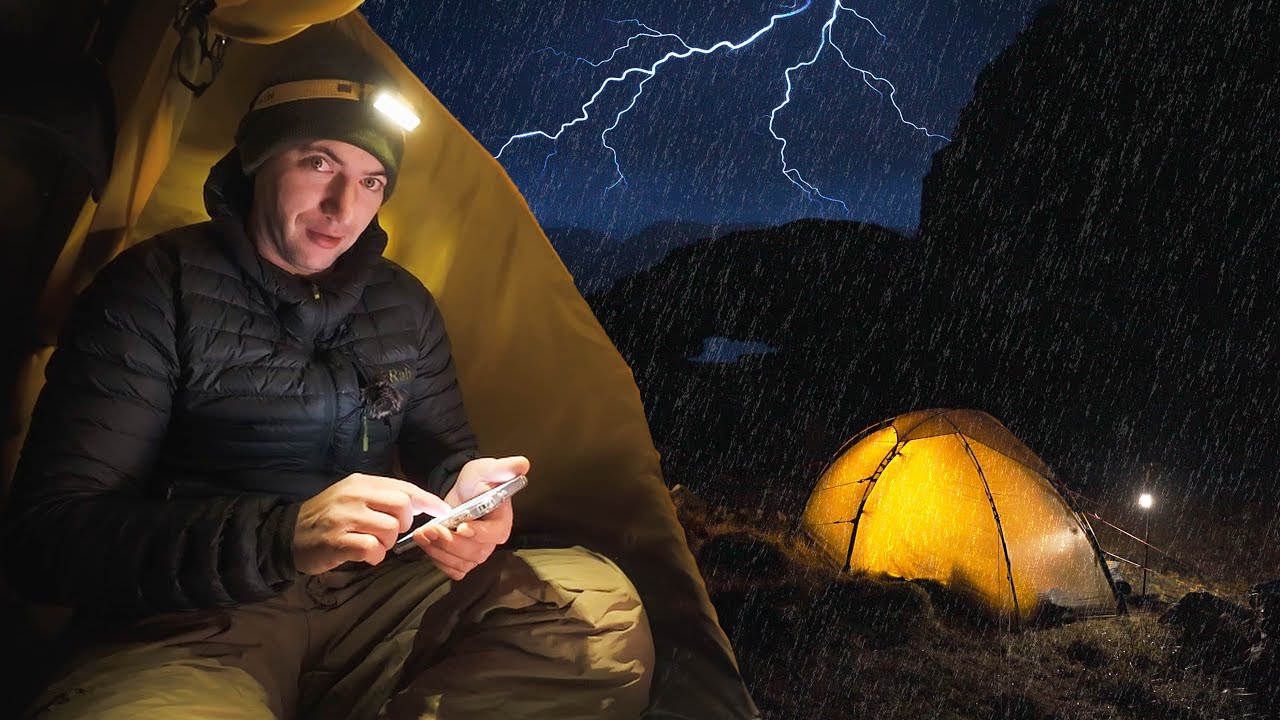 Ireland’s WORST Storm Ever! Solo Mountain Camp as It Approached