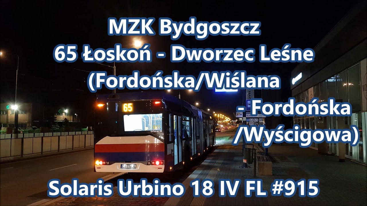 MZK Bydgoszcz - Solaris Urbino 18 IV FL #915, linia 65