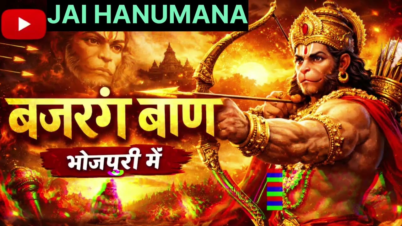 Bajrang Baan Ki Mahima.New Bajrang Baan In Bhojpuri Language. Bhakti Song 