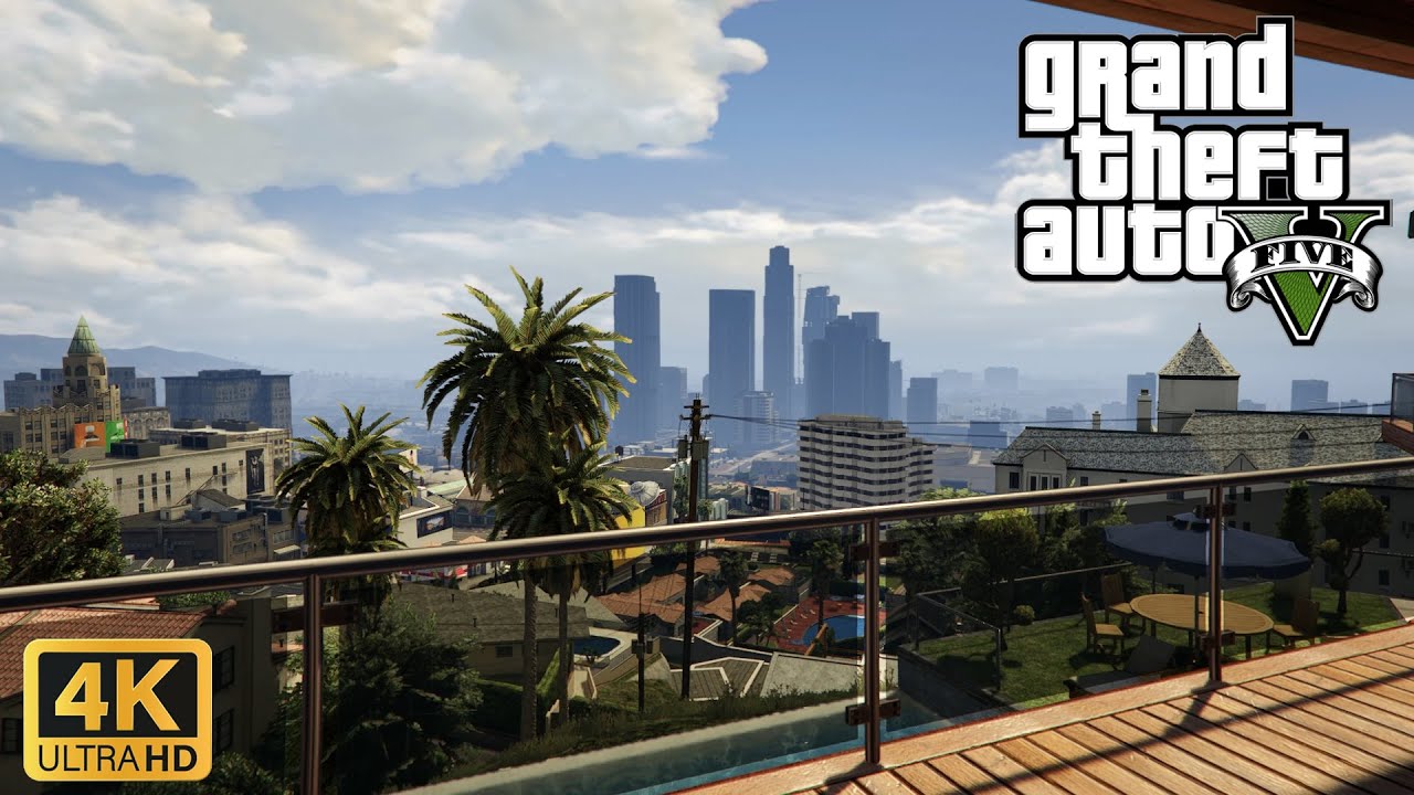 Los Santos From Above | Cinematic GTA V Lofi (24 Hours)