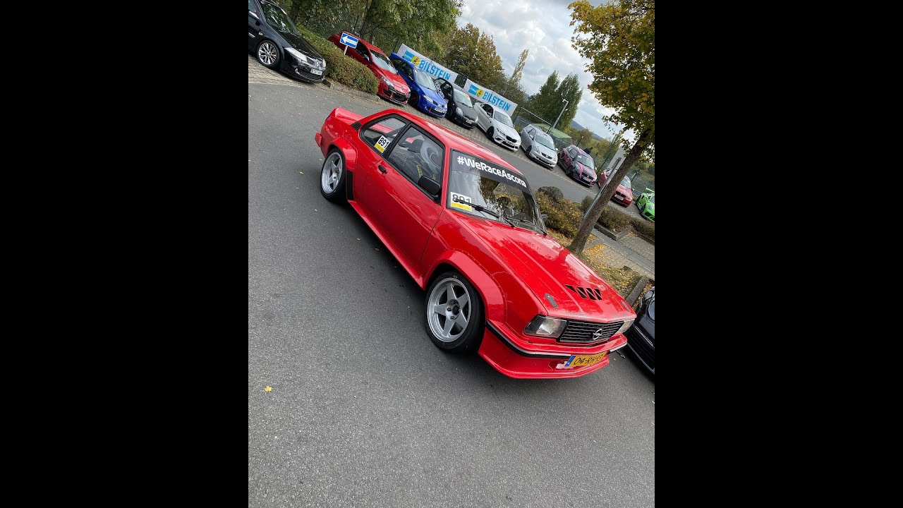 k24 civic ep3 chasing saab powered opel ascona at nurburgring