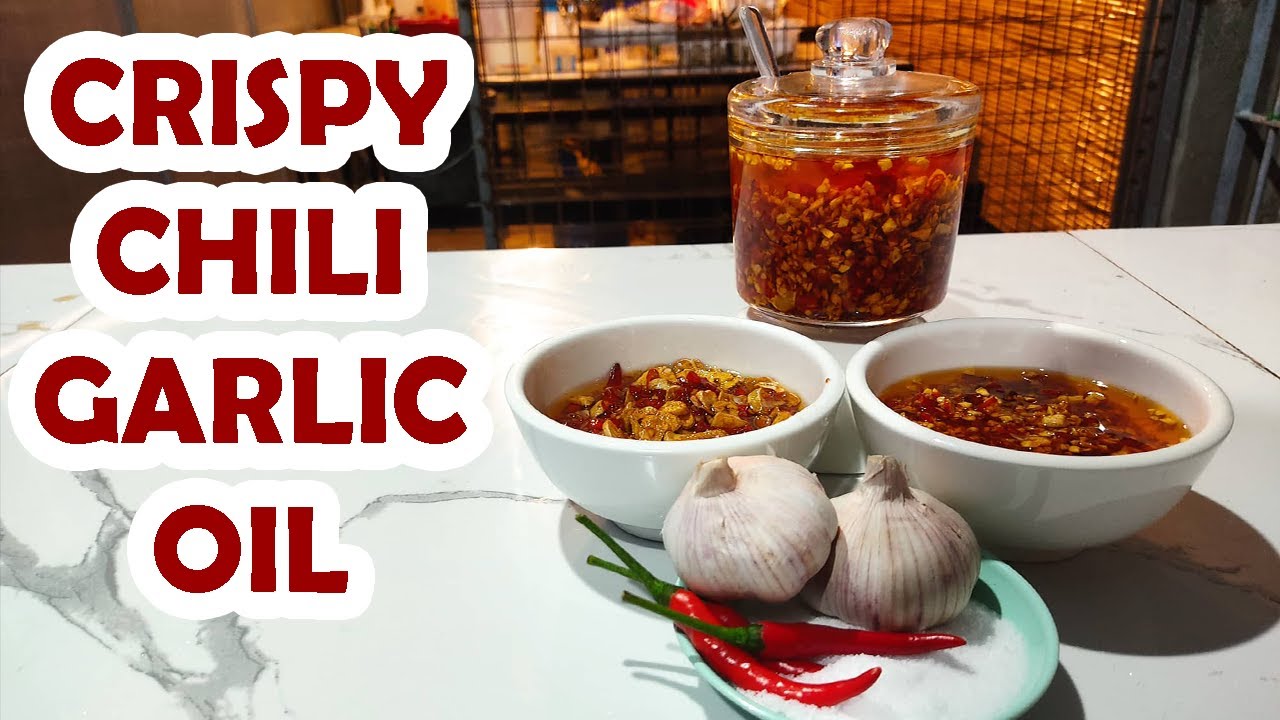 Crispy Chili Garlic Oil Recipe : Technique on how to make Crispy Chili Garlic Oil