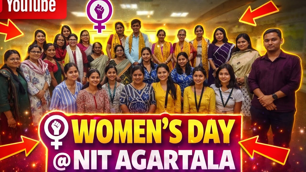 International Women’s Day Celebration at NIT Agartala 🎉| Inspiring Moments 💜#women #india #womensday