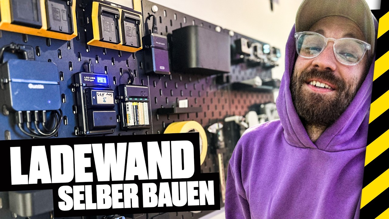 AKKU LADEWAND aus IKEA Boards bauen + 3D Drucken