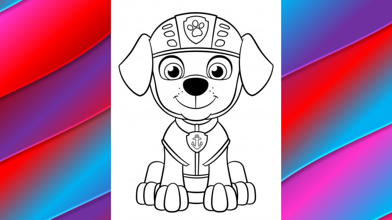 КАК НАРИСАТЬ ZUMA 🐶 (МОЖЕТ ПАТРУЛИРОВАТЬ) ШАГ ЗА ШАГОМ ✏ ПРОСТО И ЛЕГКО !!