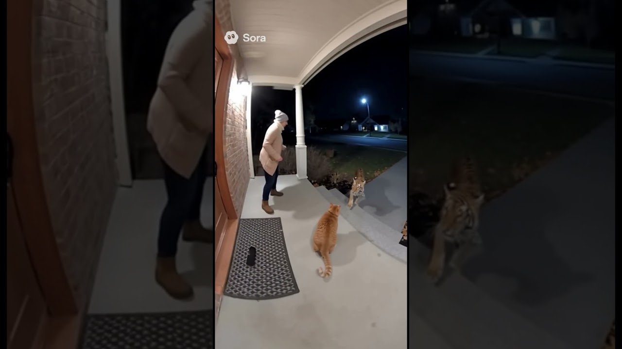 Brave Cat Saves Owner From Bear Attack 