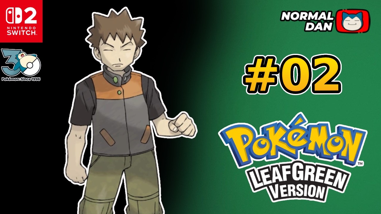 PRIMEIRO GINÁSIO Pokémon LeafGreen SWITCH 2 #2 - Iniciando a coleção de insignias!