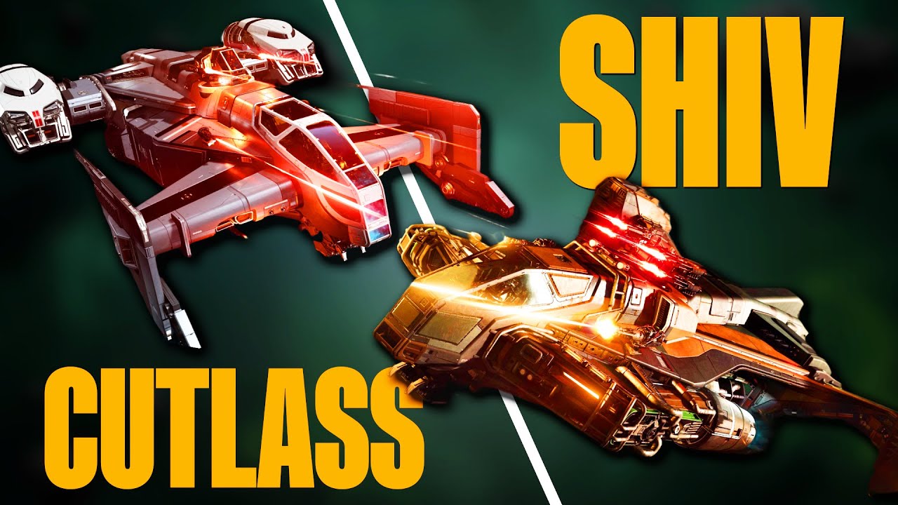 Cutlass Black против Shiv: какой корабль лучше для одиночного катания? | Star Citizen