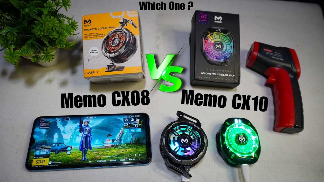 Memo CX08 Vs Memo CX10 Mobile Cooler Fan || Which Best Gaming Cooler