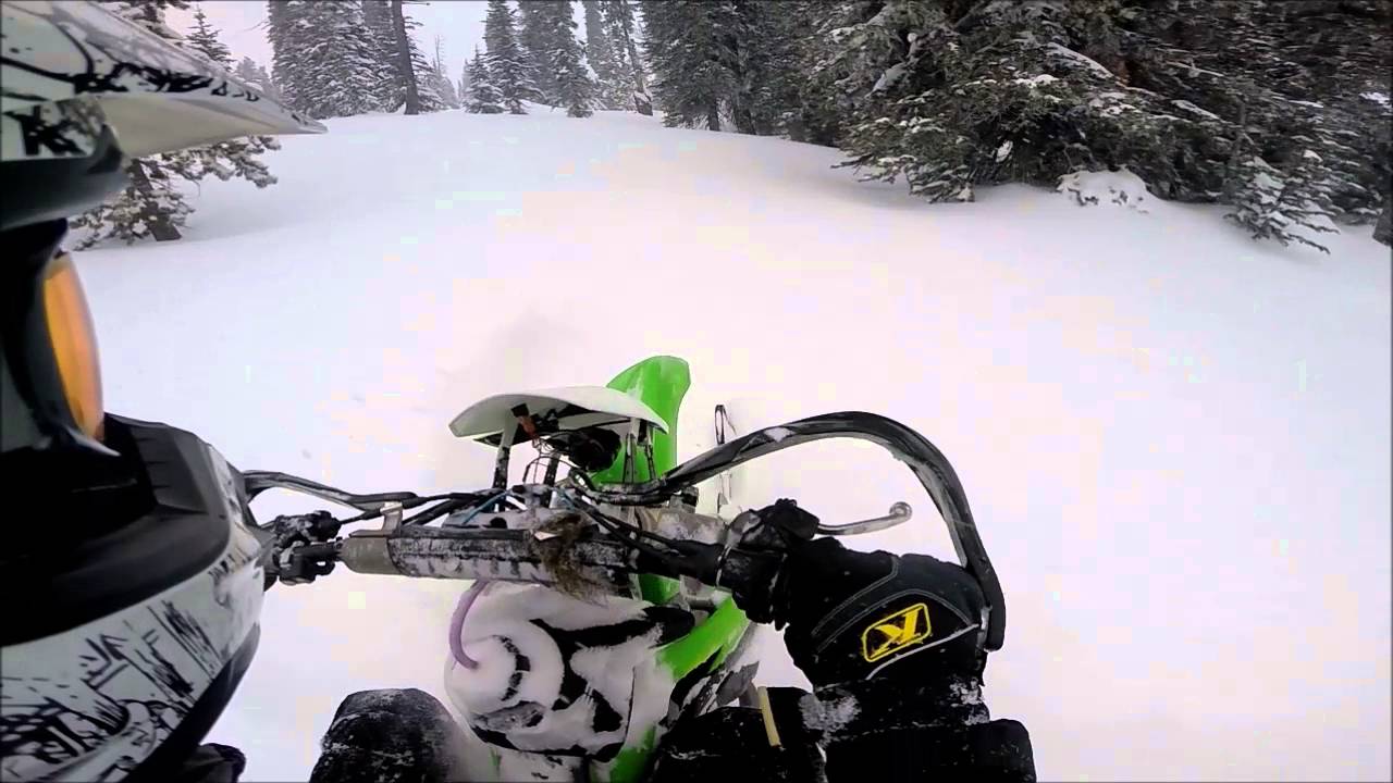 McCall snowbiking kx450 Timbersled ST