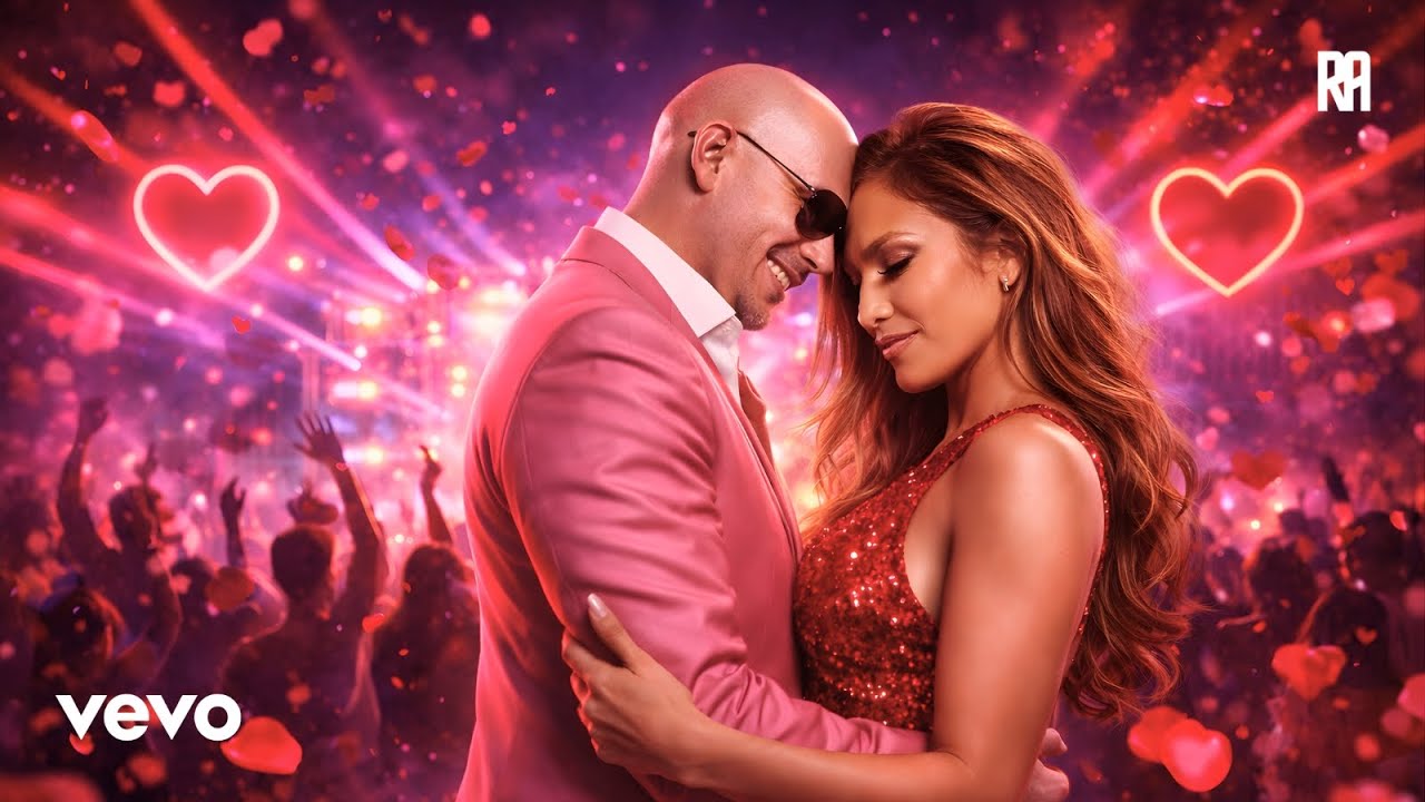 ONE NIGHT VALENTINE 💖 | Jennifer Lopez ft. Pitbull  – Valentine Party Anthem