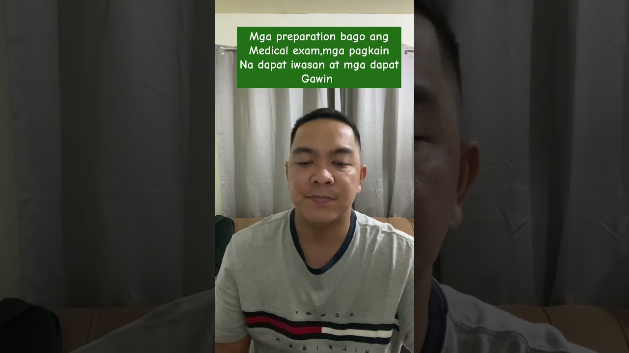 Mga preparation bago ang medical exam.mga pagkain na dapat iwasab #kamarinovlog  #youtubeshorts