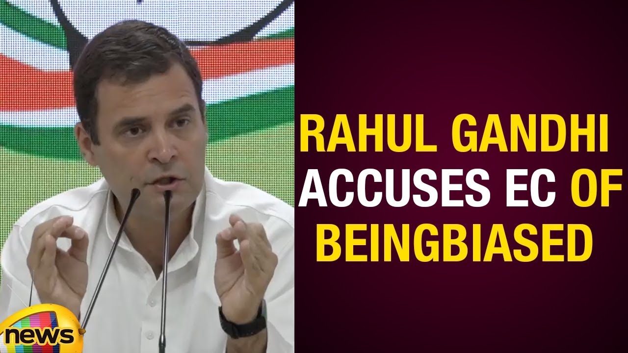 Rahul Gandhi Accuses EC Of Being Biased Against Opposition | Rahul Gandhi Press Conference
