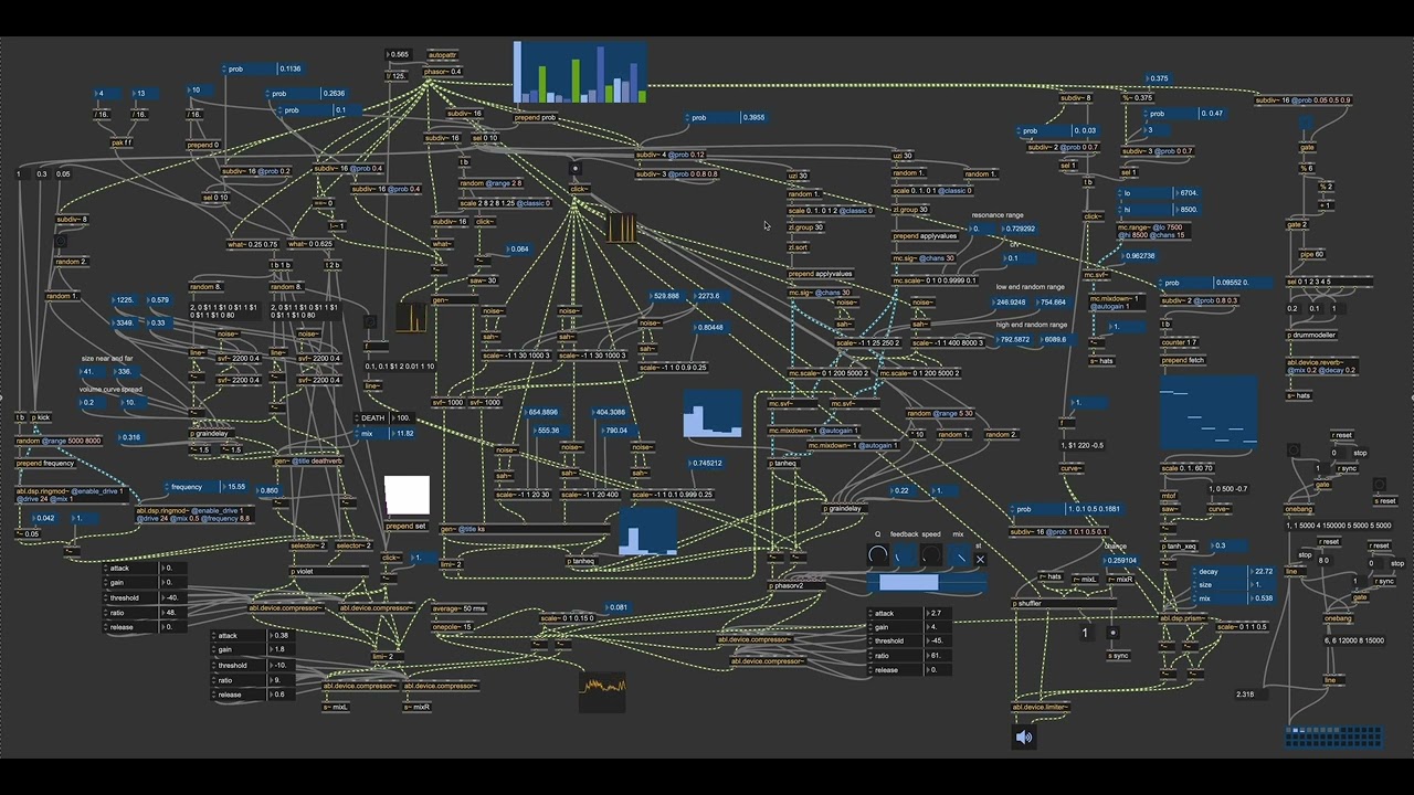 percbox - Max/MSP recording
