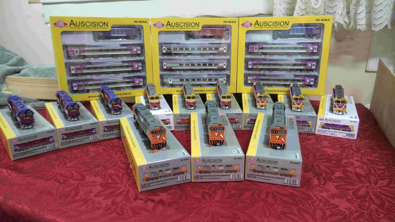 My Review of the Brand-New | V/Line N Class Locomotives & V/Line N sets from Auscision Models Part1.