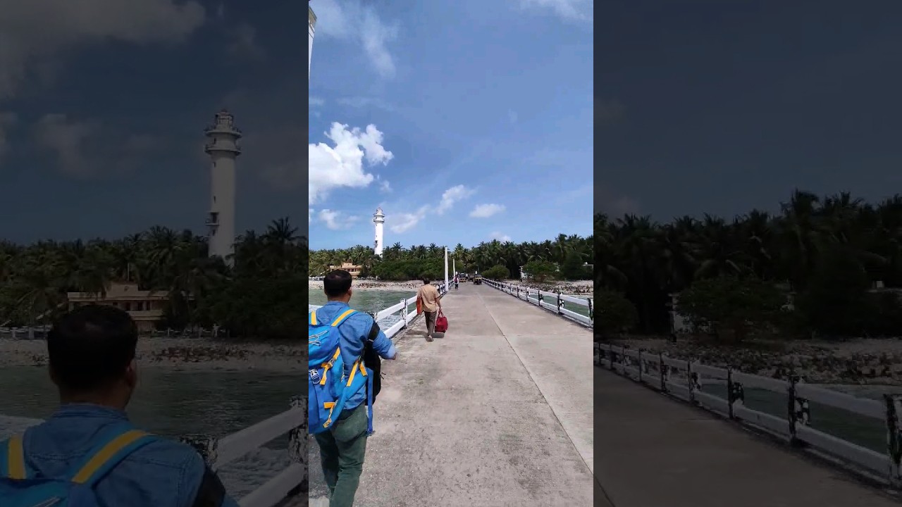 kavarathi Island jetty #lakshadweep