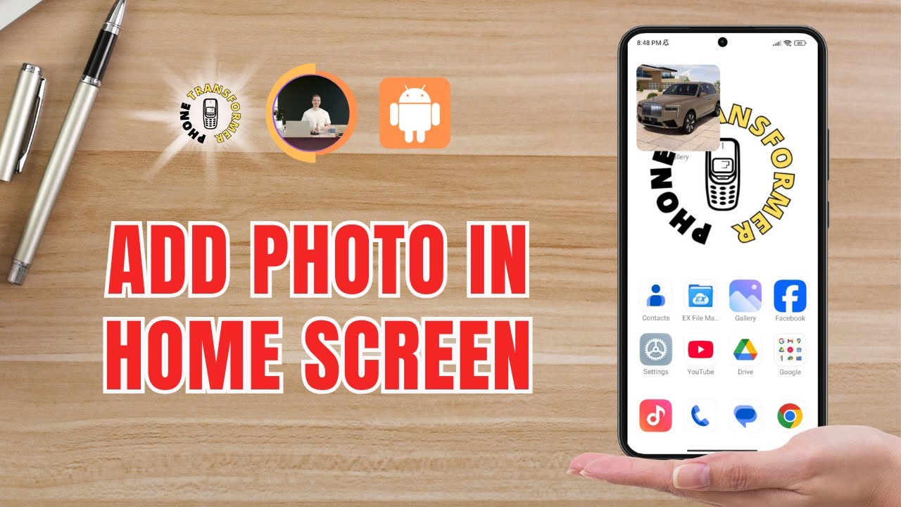 How to Add Photo in Home Screen Android