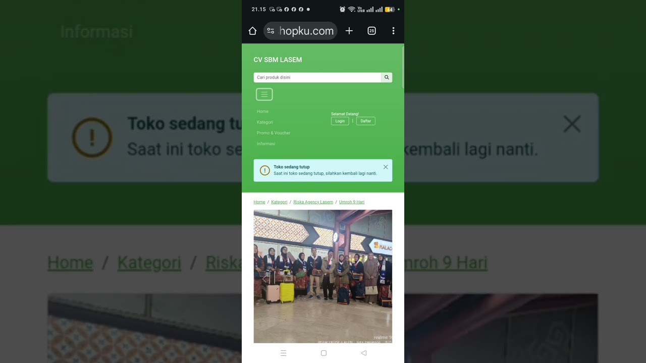 Cara Mengoperasikan web Marketplace CV. Sukses Bersama Mandiri 