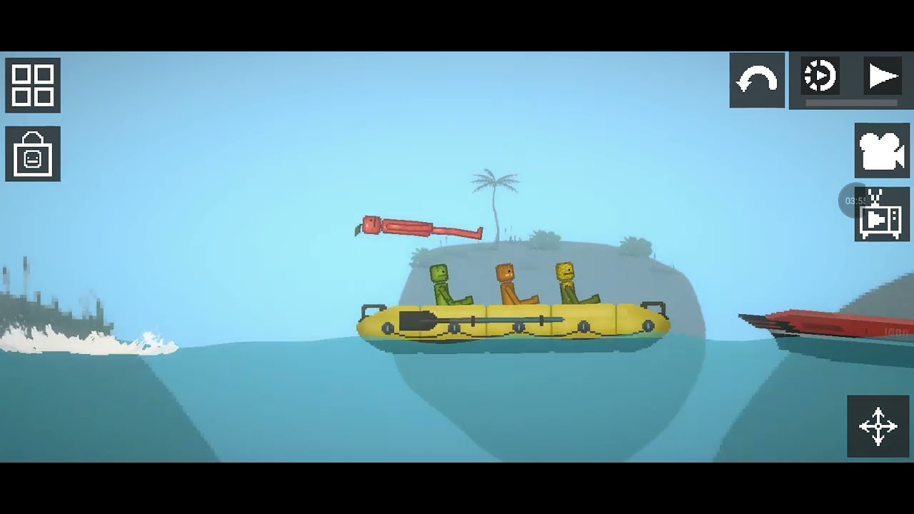 La mano gigante mata a  melon manzana maíz y calabaza 