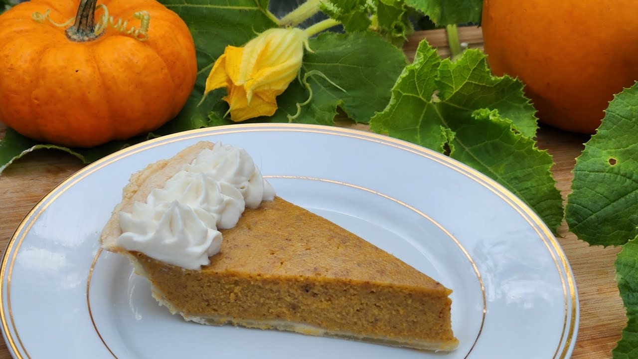Délicieuse tarte à la citrouille pour l'Halloween