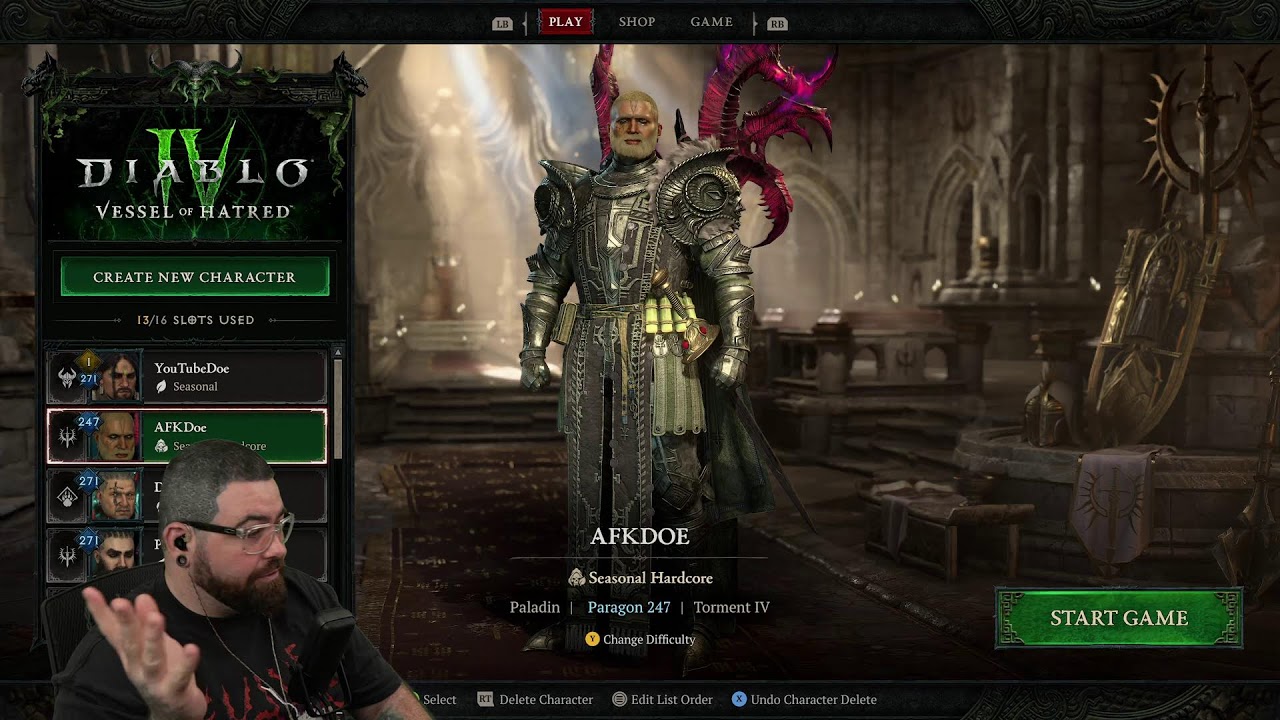 🚨New Players Welcome!🚨HC Barb EQ Whirlwind Diablo IV🚨 @MakinDoe #DiabloPartner